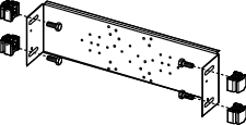 TECEprofil Armaturentraverse UP/AP für nachtr. Einbau in WT-Module