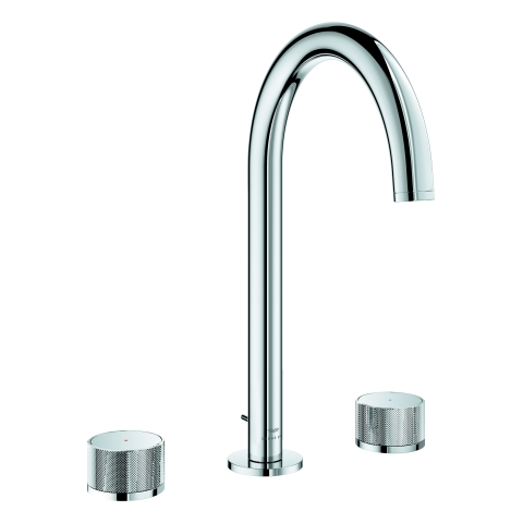 GROHE 3-L-WT-Batterie Atrio Private C. 20595 Knopfbetätigung chrom