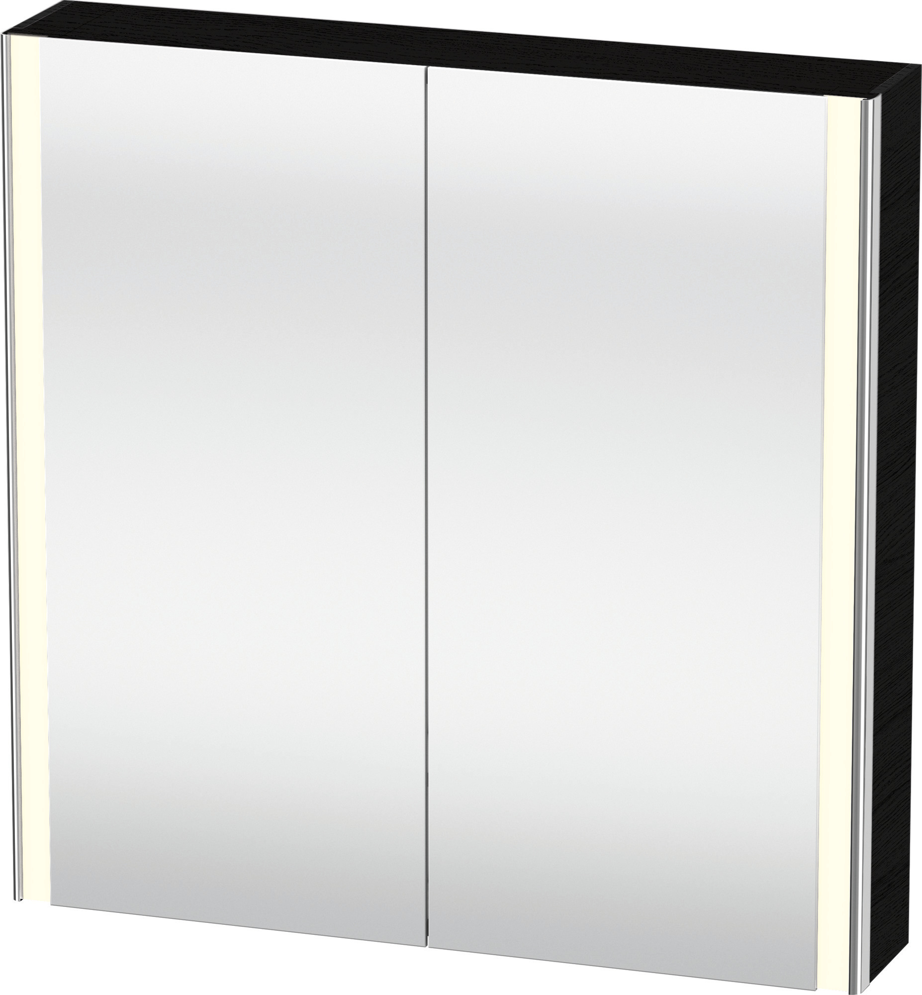 Duravit Spiegelschrank Xsquare XS7112 Eiche (Schwarz) 155x800x800mm