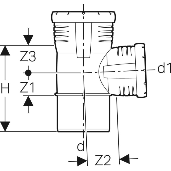 Geberit Silent-Pro Abzweig 87,5Gr d75/50