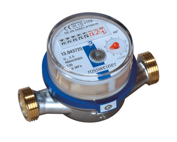 Flamco ETW-EAV Wasserzähler Q3=2,5m3/h 80mm Standard-Wohnungs-Wz warm vernickelt Flamco ETW-EAV Wasserzähler Q3=2,5m3/h 80mm Standard-Wohnungs-Wz warm vernickelt