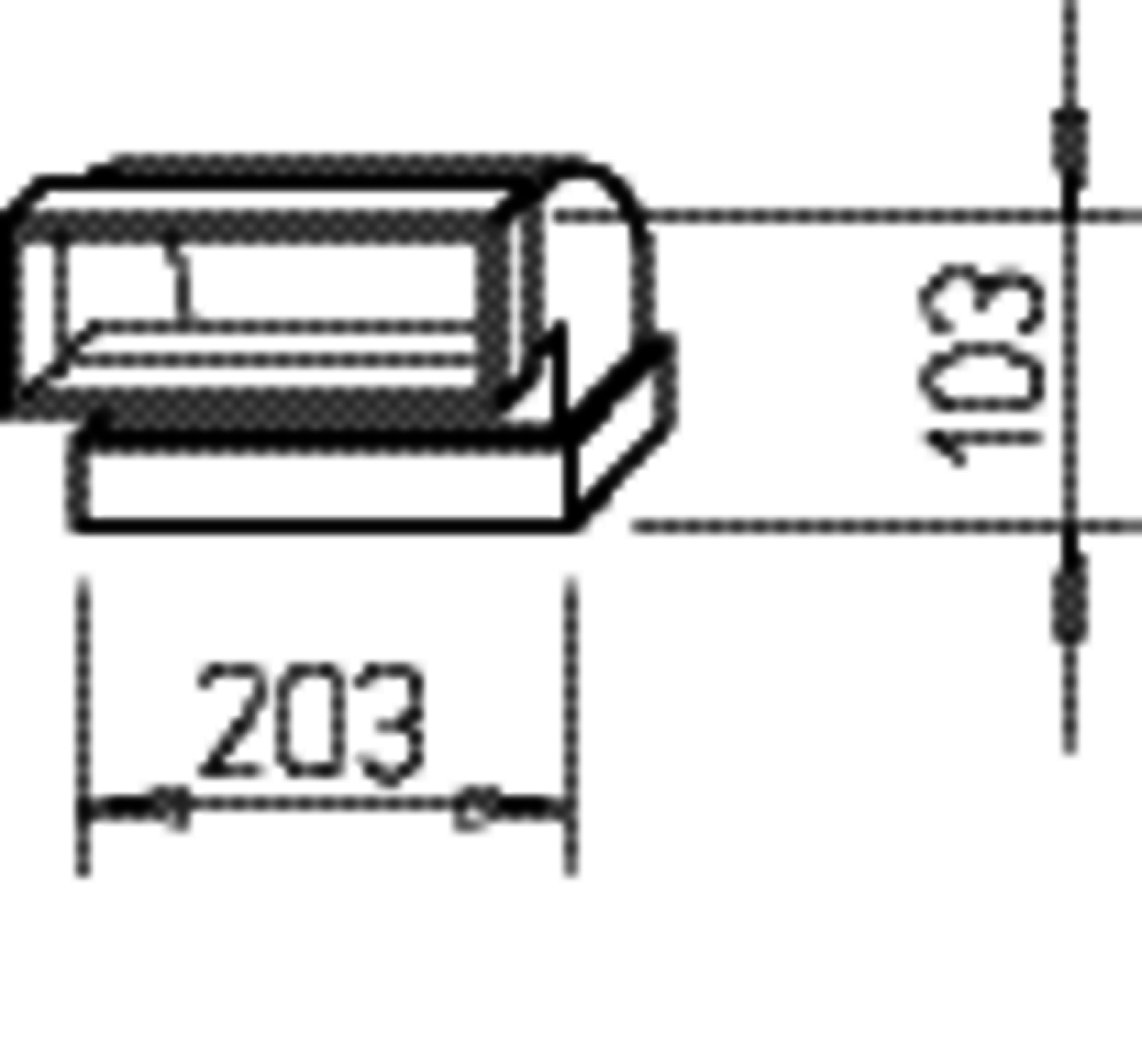 Helios FK-BV 200/90 Flachkanalbogen senkrecht 200x50 mm, 90 Grad Stahl verz.