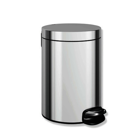 HEWI Abfallbehälter, 5 l, Soft Close Edelstahl hochglanzpoliert