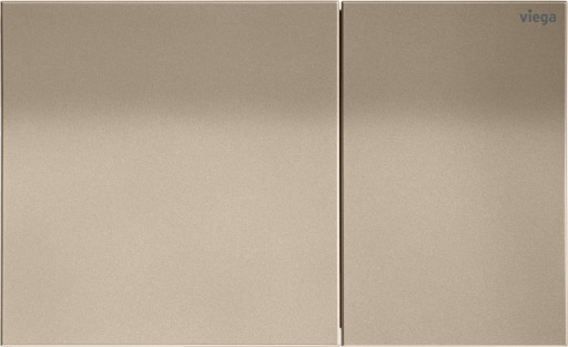 Viega WC Ausstellungsplatte VfM 200 8620.19 aus Metall in kupfer/goldfarben