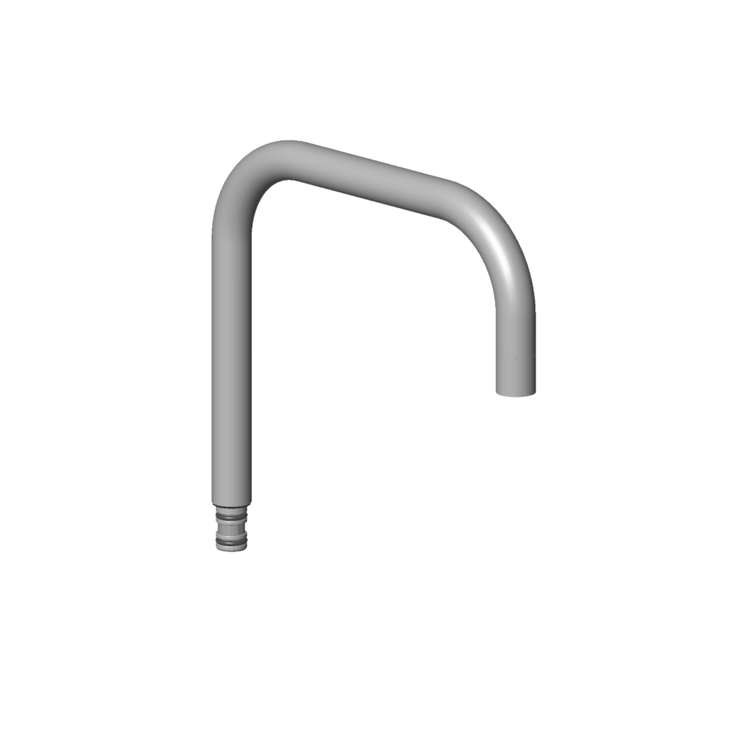 DO Auslauf eckig ERSATZTEILE 90282220800 200 mm, 7 l/min. Platin gebürstet