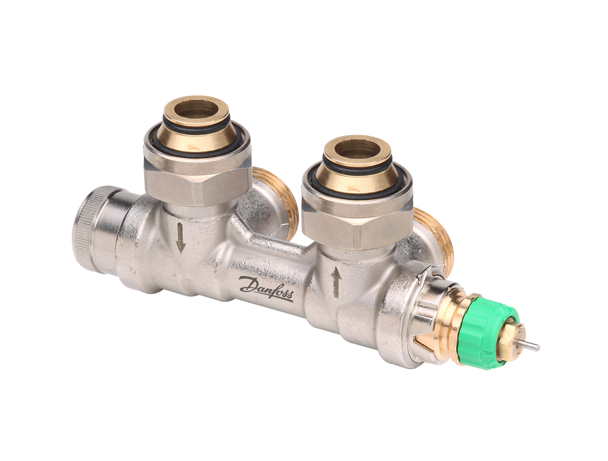 Danfoss dyn. VHS-DV Fühler rechts Eck, Ventileinsatz im VL für HK mit 3/4"
