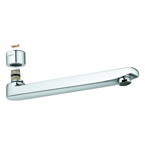 GROHE Gussauslauf 12263 chrom für WT-Batterie Euroeco Spezial