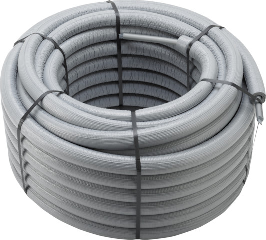 Viega Rohr Raxofix 5302.4 mit 13mm Dämmung in 32x3,2mm Kunststoff grau