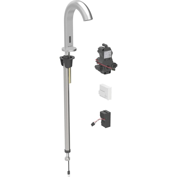 Geberit Piave WT-Arm., Standmontage, Netz für UP-Funkt.Box, o.Misch., edst.gebü.