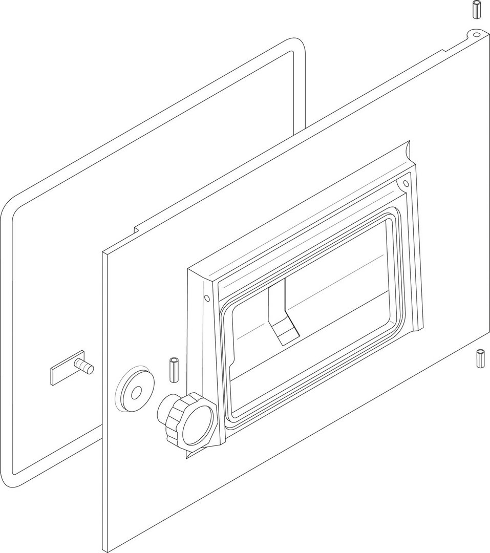 BOSCH Ersatzteil TTNR: 87399302390 Tür 12-16kW