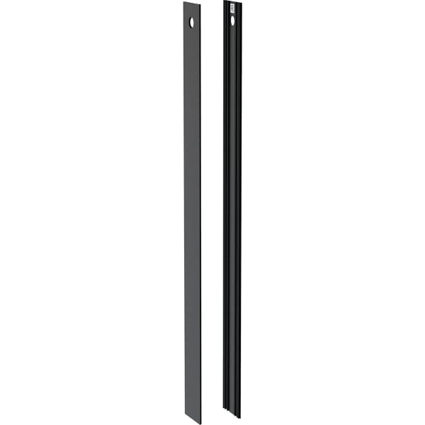 Geberit Seitenverkleidung zu Monolith Sanitär modul für WC, 101cm schwarzchrom/Alu.
