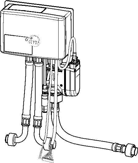 Viega Mischeinheit elektronisch 9120.8 zur Verwendung mit Modell 9120.2, 9120.3