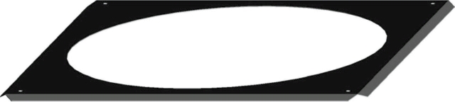 Wolf Mauerblende DN300 aus Edelstahl Wolf Mauerblende DN300 aus Edelstahl