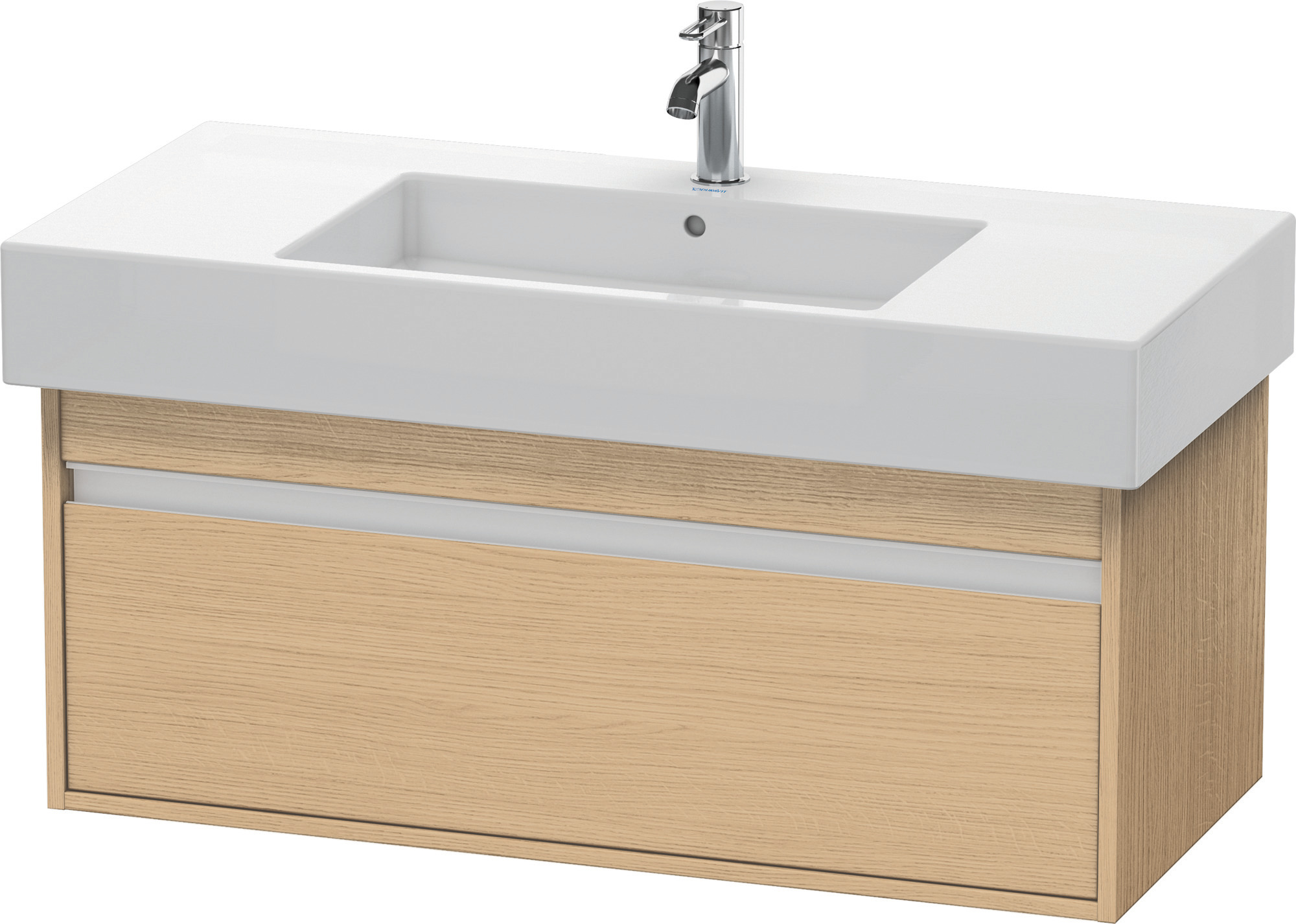 Duravit WTU wandhängend Ketho 455x1000x410mm 1 Auszug, für 032910, Eiche Natur