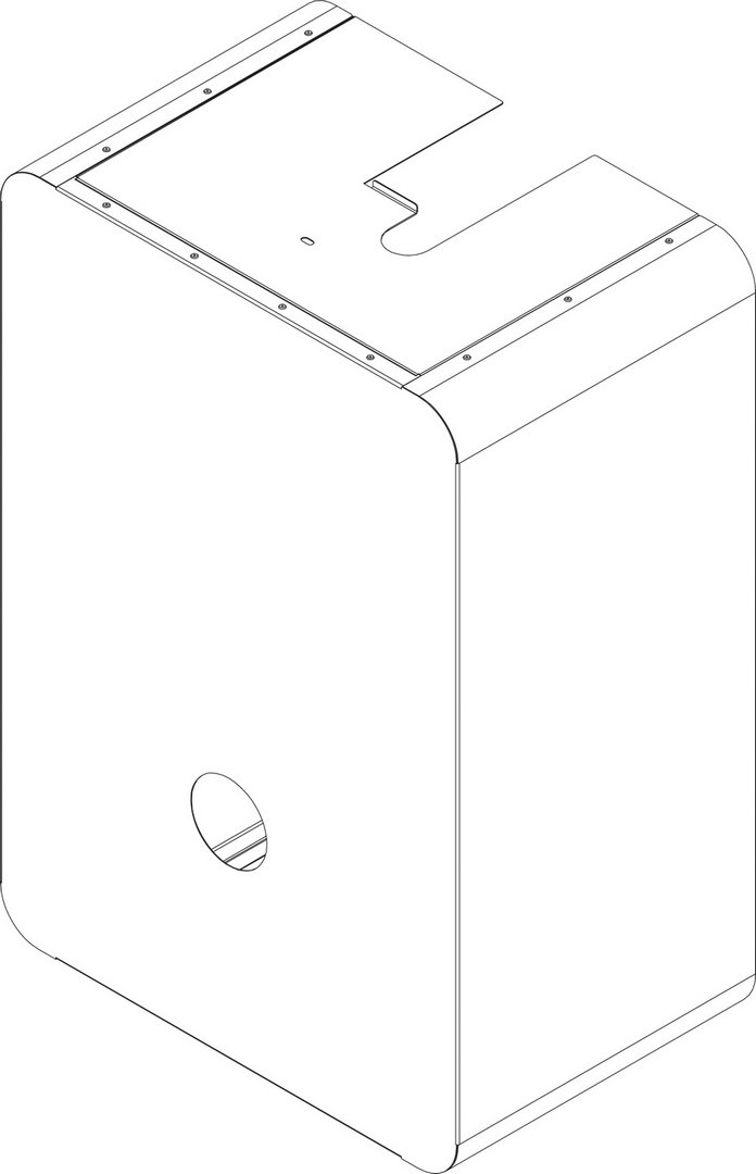 BOSCH Ersatzteil TTNR: 8738104758 Verkleidung 15-24kW