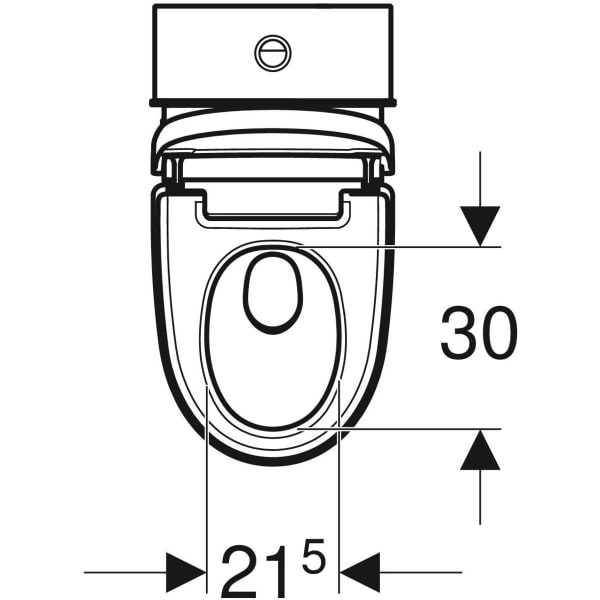 Geberit Geberit AquaClean Mera Classic WC-Komplettanlage AP Stand-WC weiß-alpin