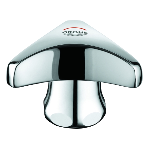 GROHE Griff Trecorn 45081 1/2" Markierung rot mit Kappe chrom