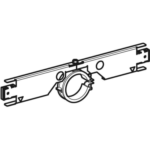 Geberit Traverse mit Rohrschelle d56/52 für Urinal