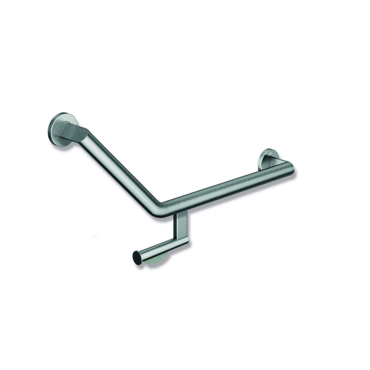 HEWI Winkelgriff 135 Gr, PRH, d:32, re, schliff