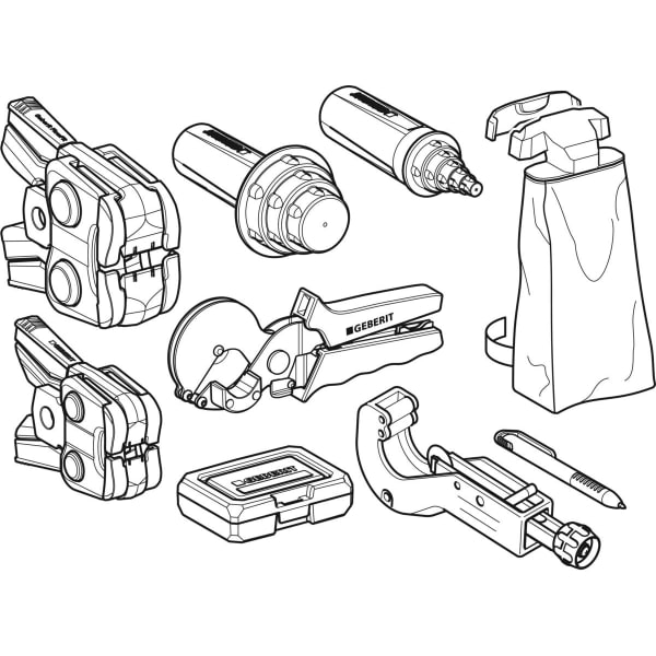 Geberit FlowFit Pressbackenset d16-75 Geberit Kompatibilität (2)