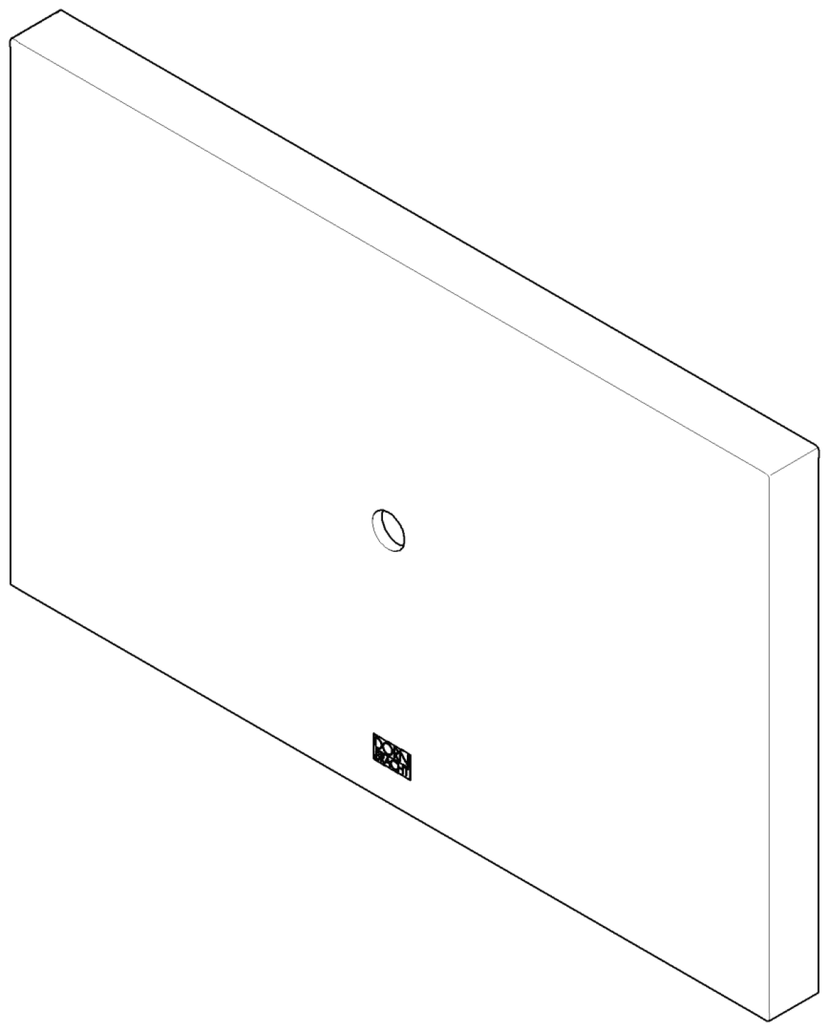 DO Abdeckung ERSATZTEILE 091101179 240 x 150 x 16 mm Chrom