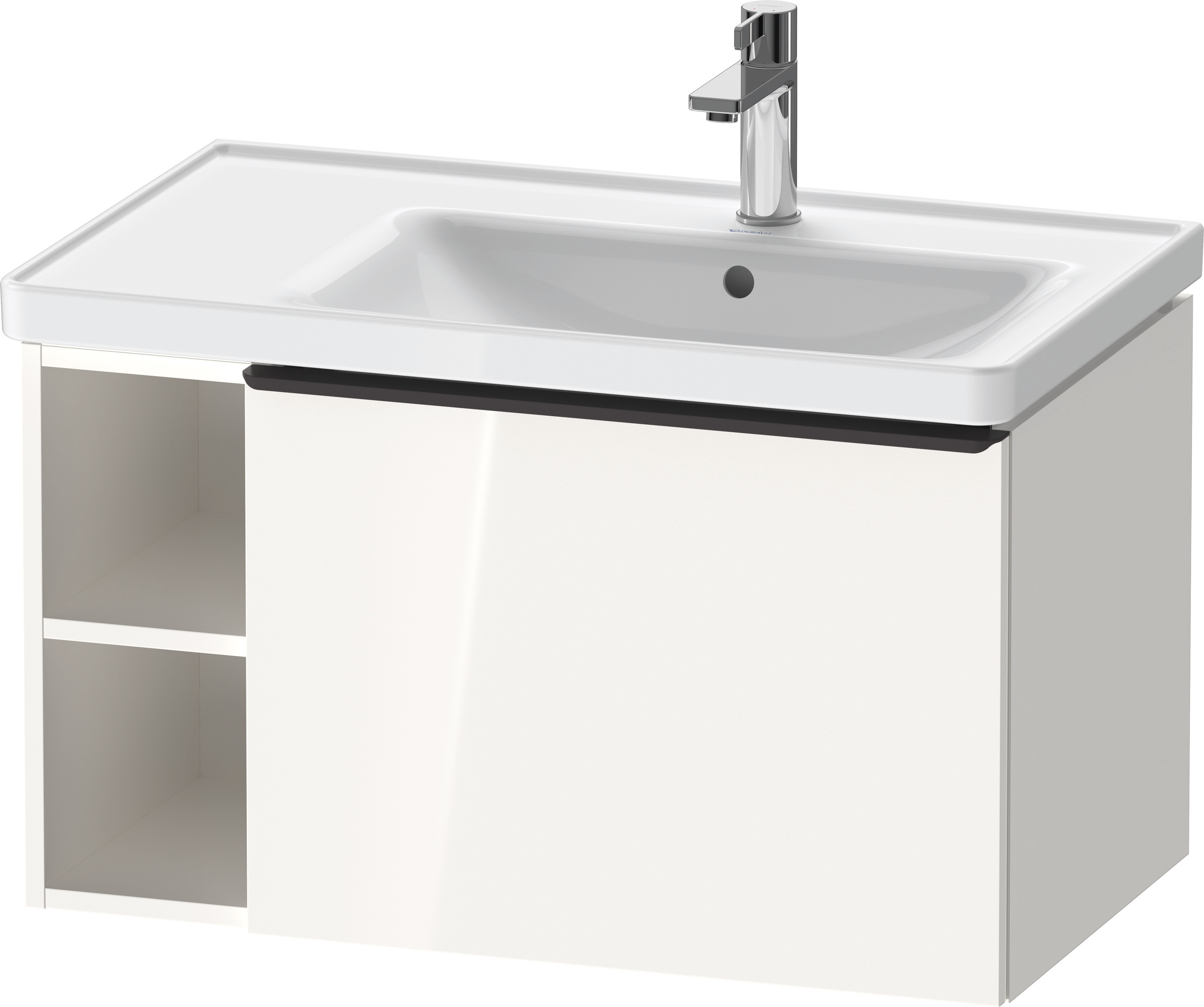 DU D-Neo WTU,Wdh,AZ:1,Fä.LI:2,Gr:Dia.Sch 784x452x440mm,Weiß Hochglanz,Dekor
