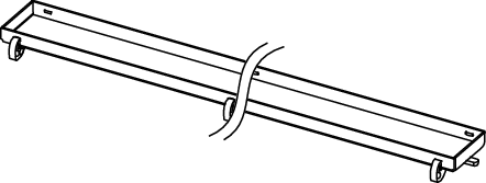 TECEdrainline Fliesenmulde "plate", Edelstahl, 1000 mm