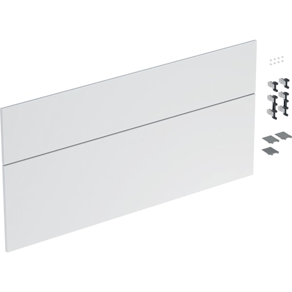 Geberit Schubladenfront Set für iCon für WT B:120cm, weiß matt