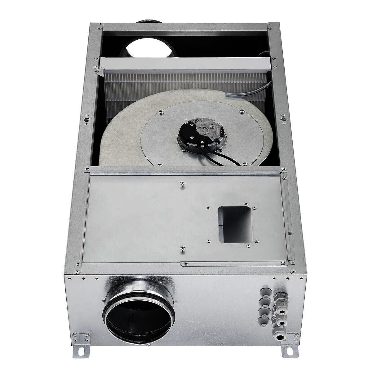 Helios ALB EC 125 EH EH Aussenluft-Box m. E-Heizreg. u. Luftfilter 1-PH 230V