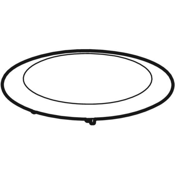 Geberit Ablaufdeckel d62 für DW-Ablauf hochglanz-verchromt