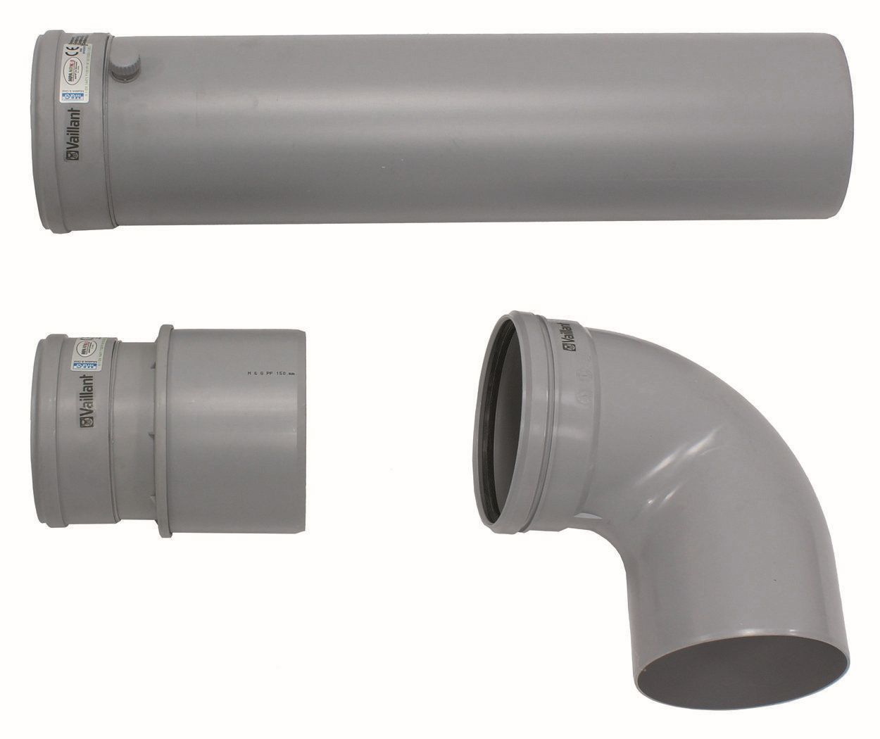 Vaillant Geräte-Anschluss-Set 150-130 mm PP für VKK 806/3-1606/3