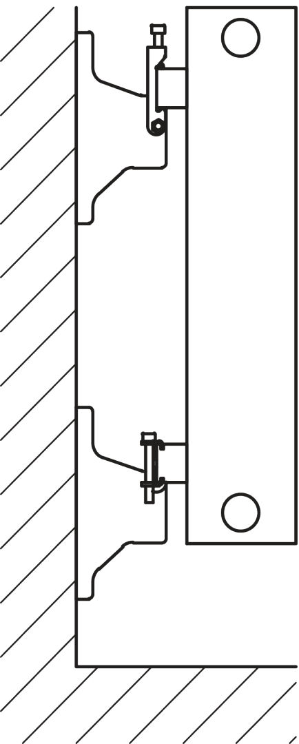 Kermi Heizwand HHN Typ20 BH910x72x2000mm QN2788, weiß, 6bar, o. Abd, AB 12