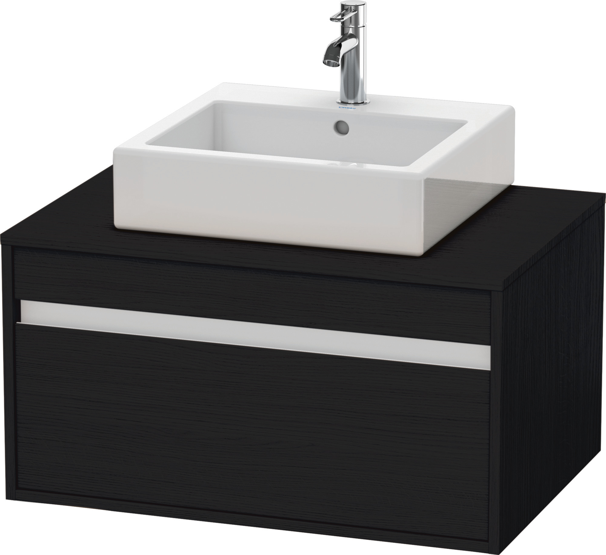 Duravit WTU wandhängend Ketho 550x800x426mm 1 Auszug, für ASB mi., Eiche Schwarz