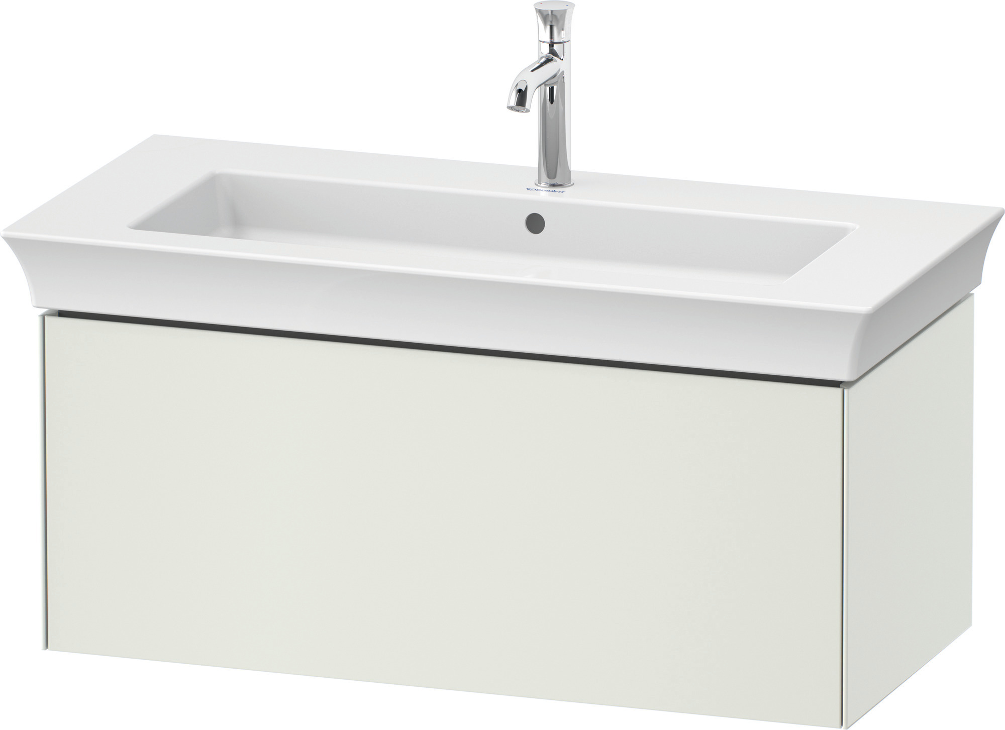 Duravit WTU White Tulip wandh.,1 Auszug 410x984x458mm, Weiß Seidenmatt