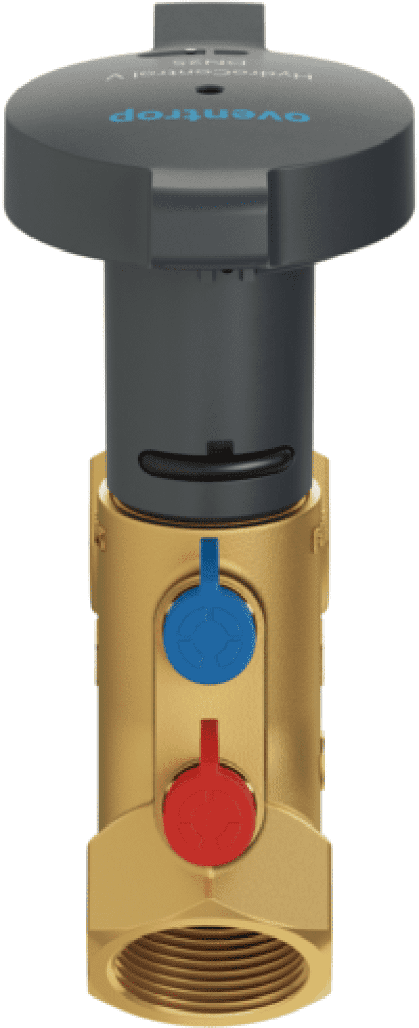 Oventrop-Strangreg.vent. HydroControl V PN25 DN25, Rp1 IG, HydroPort, EZB