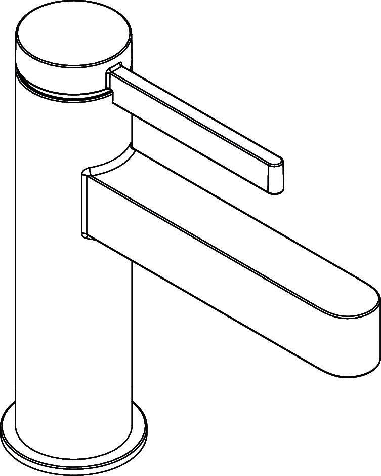 Hansgrohe Standventil 100 Finoris ohne Ablaufgarnitur chrom