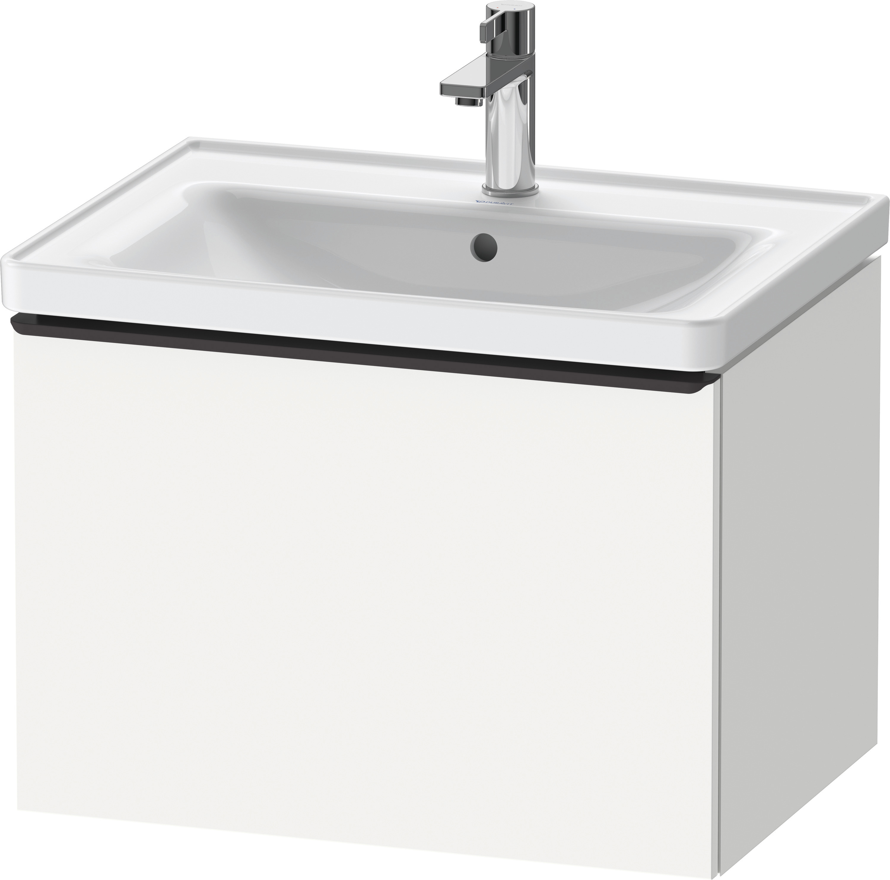 Duravit D-Neo WTU,Wdh,Ausz:1,Gr:Diamant Schw. 634x452x440mm,Weiß Matt,Dekor
