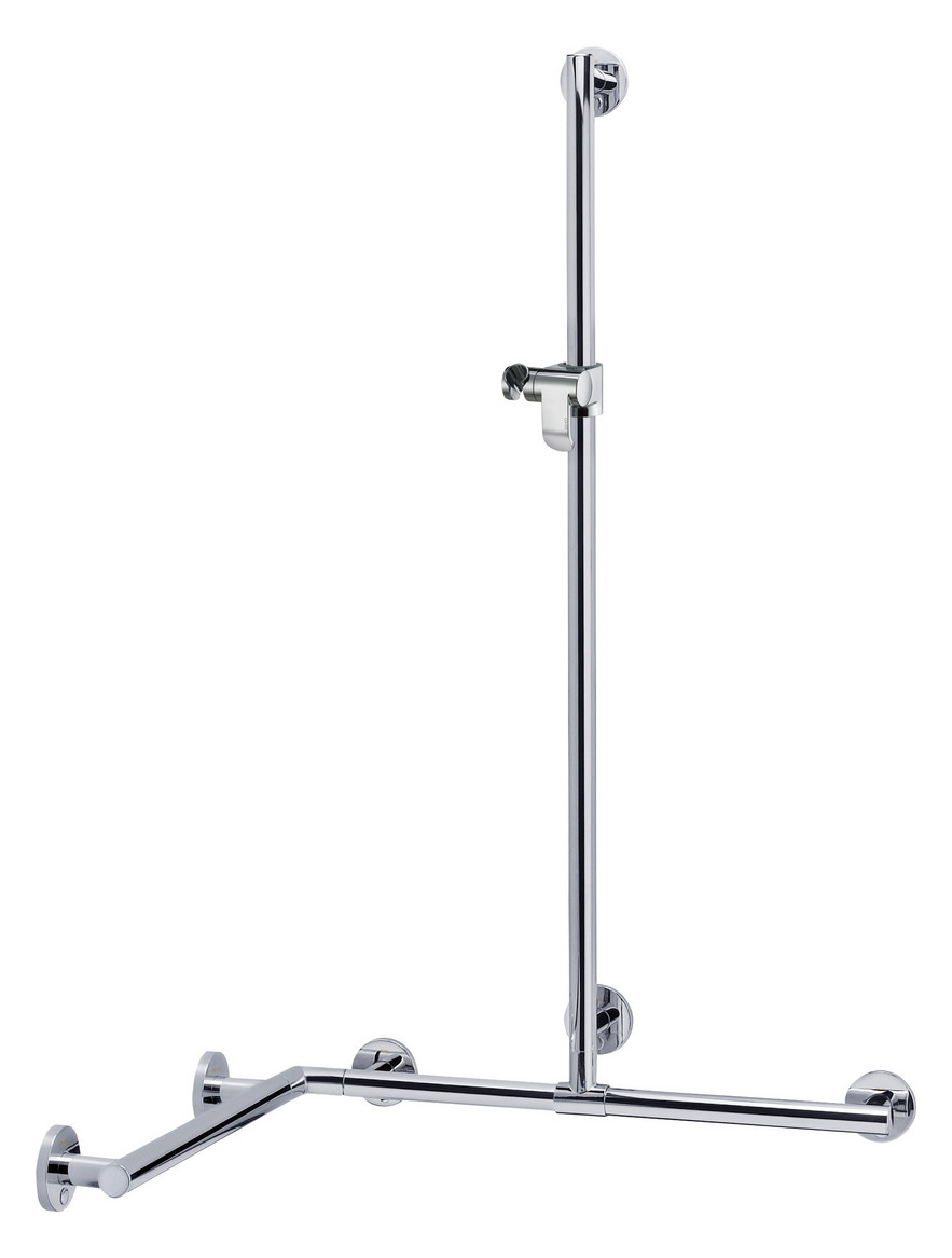 KEUCO Duschhandlauf Plan Care 34915 m.Br.stg. r. li. 597 797 1263mm si-elox.