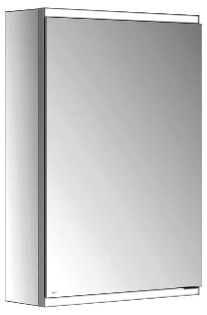 KEUCO Royal Modular 2.0 SPS, bel. 80001, Vorb,1Steckd,sb-elox,500x700x160mm