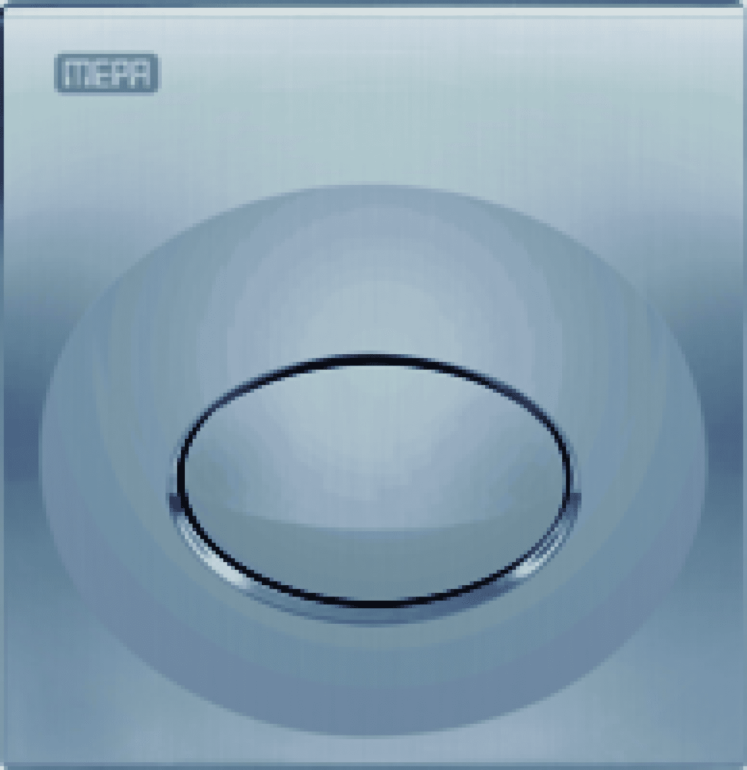 Urinal-Betätigungsplatte MEPA Drop Kunststoff Glanzchrom