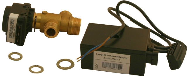 Wolf Dreiwegeventil mit Adapterplatine für GG/GU-2/GB Wolf Dreiwegeventil mit Adapterplatine für GG/GU-2/GB
