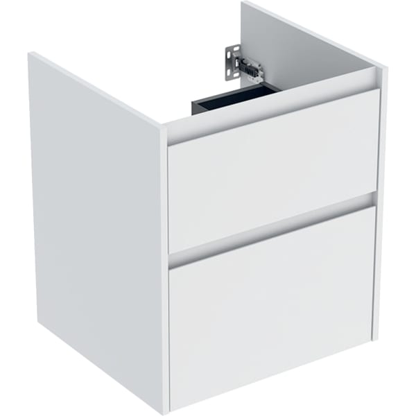 Geberit Unterschrank für MWT, 2 Schubladen B:55cm, weiß matt