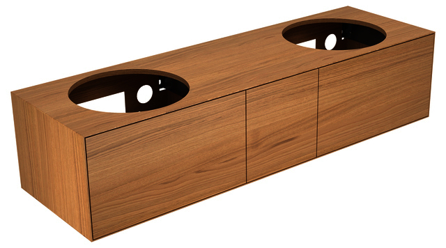 KE WUB Edition Lignatur 33373 f. 2 Vari.-WT 3 Ausz. Eiche/Gl. ws