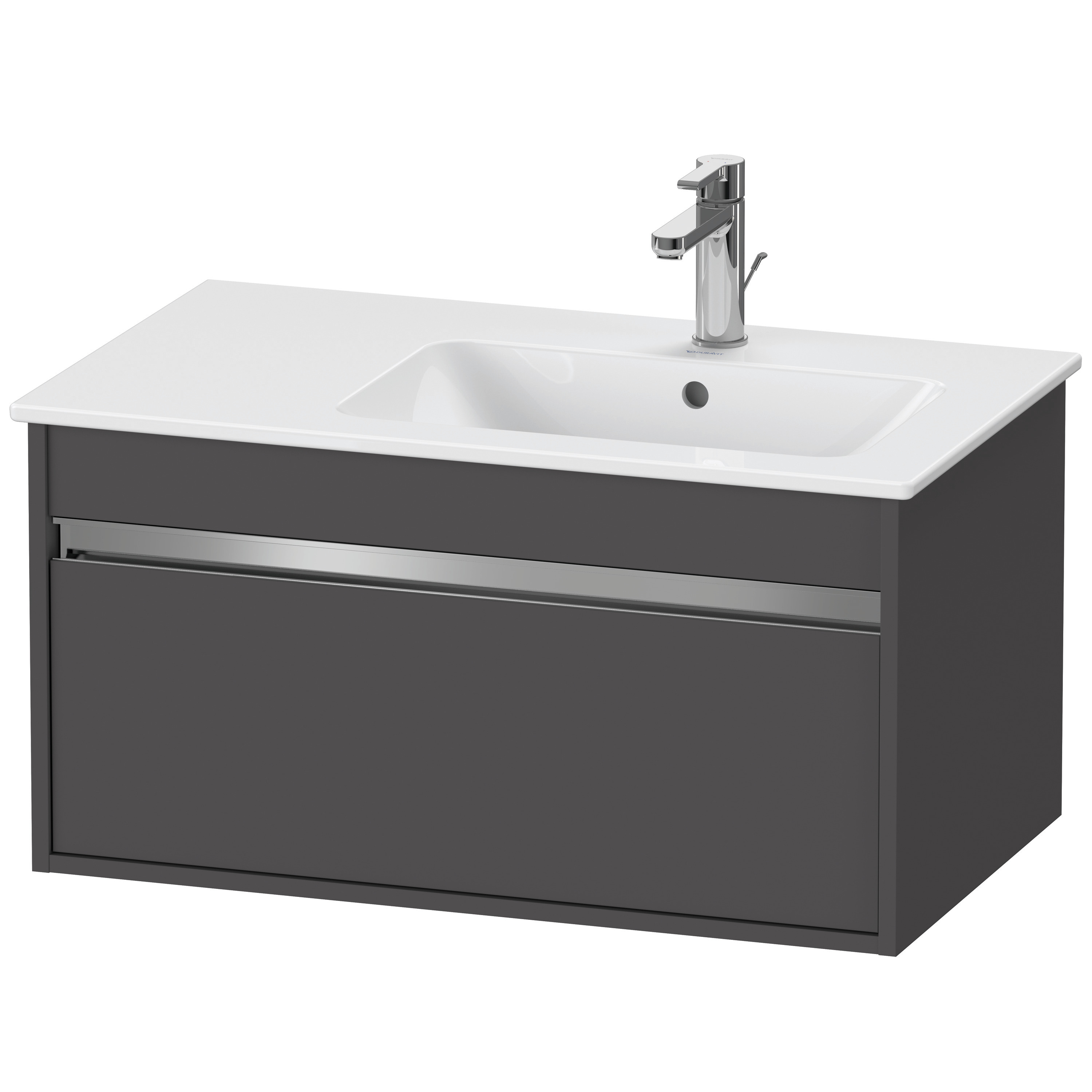 Duravit WTU Ketho f. ME by Starck, 1 Auszug 410x800x475mm, Graphit Matt