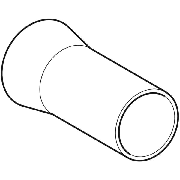 Geberit Übergang mit Anschweiss- und Einschubende ESt d108