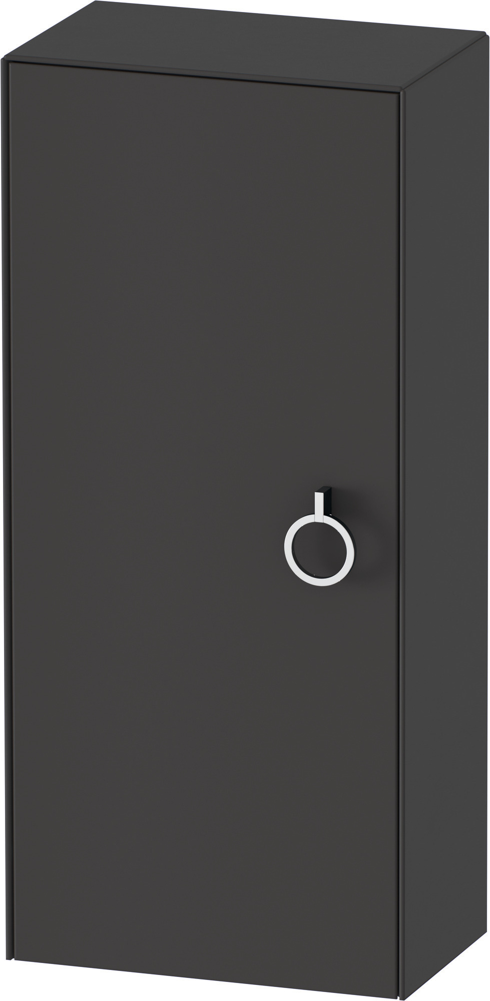 Duravit Halbhochschrank White Tulip,m.Griff TA l.,880x400x240,Graphit Seidenmatt