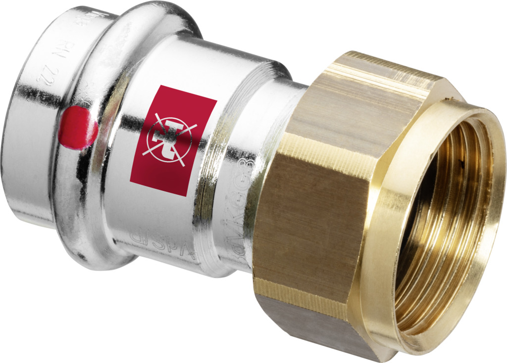 Viega Verschraubung mit SC Prestabo 1163 in 22mm x G1 1/4 Stahl verzinkt