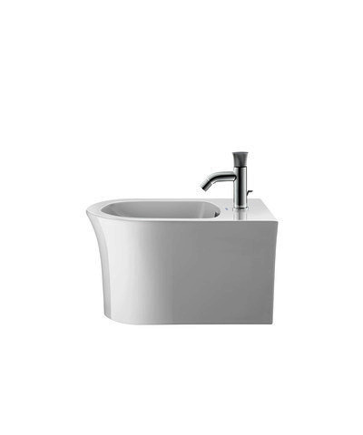 DU Wandbidet White Tulip, 540mm, Weiß mit ÜL, mit HLB, 1 HL