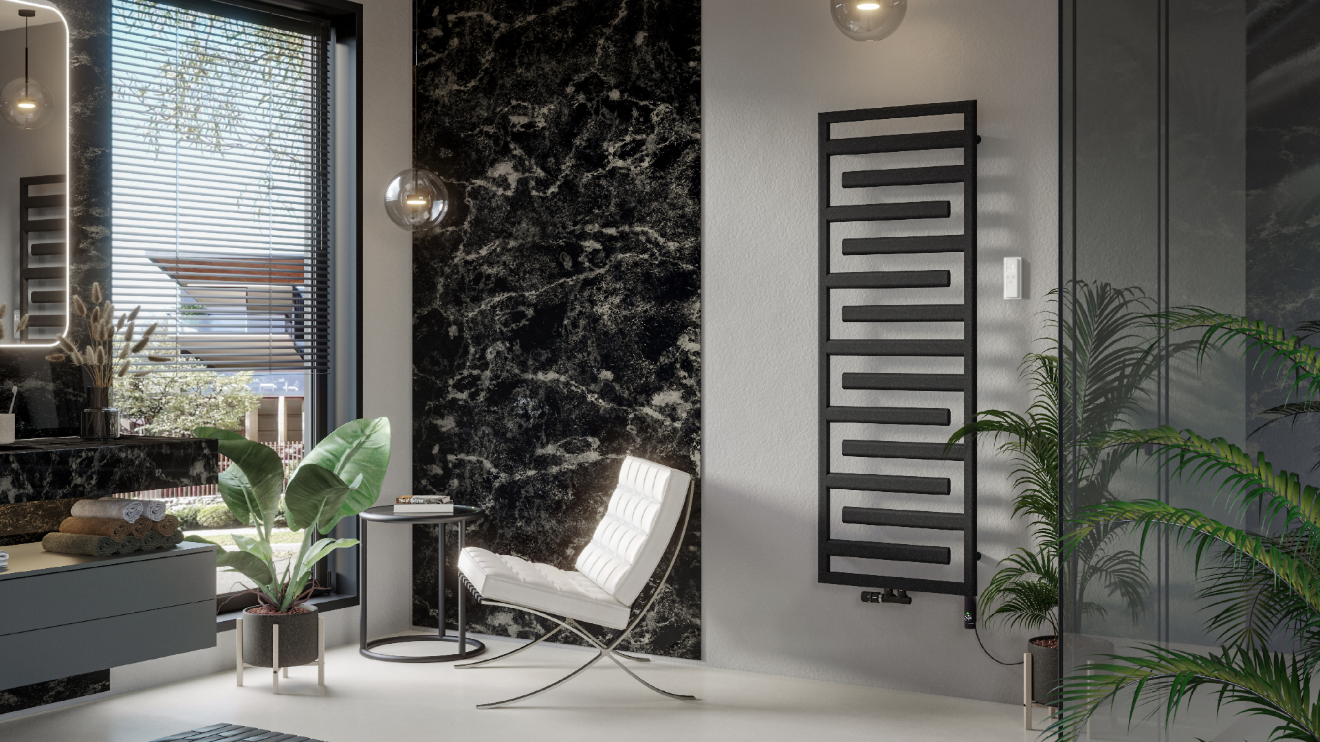 Zehnder Design-HK Tetris Mixbetrieb IHC TETSS090050MCZD, 988x45x500, RAL 7016
