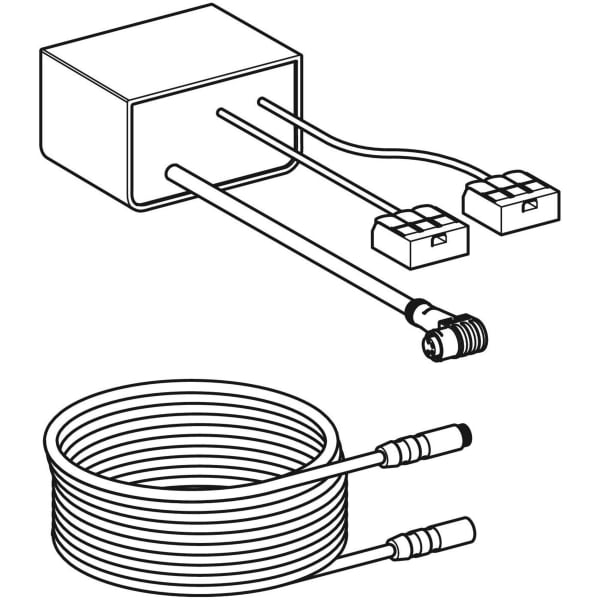 Geberit Netzteil 230 V / 12 V / 50 Hz mit Kabel 1,8m, für Elektroanschlussdose